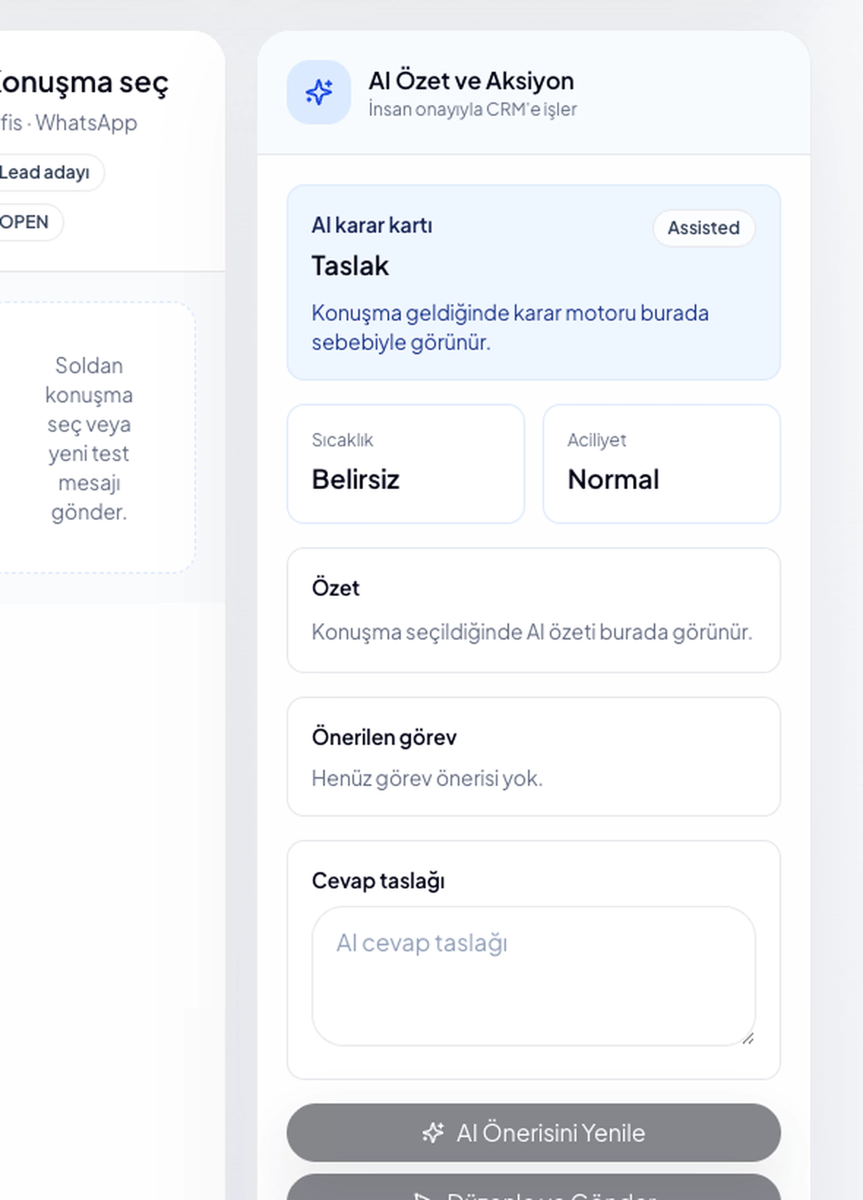 Gerçek Estafy masaüstü ürün ekranı