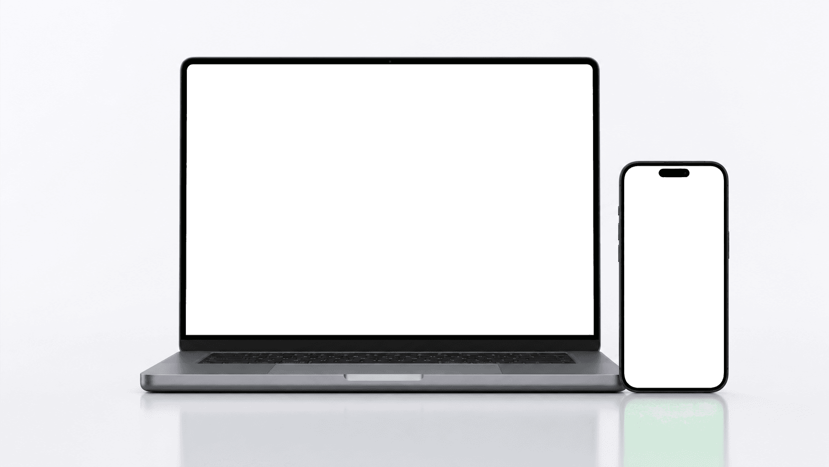 MacBook ve iPhone cihaz çerçevesi