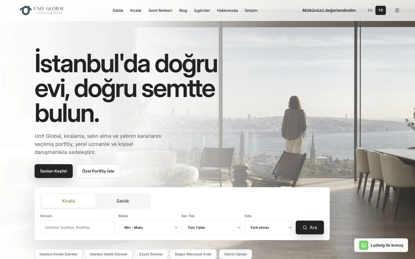 Unit Global’ın gerçek web sitesi: marka, içerik ve müşteri yolculuğu